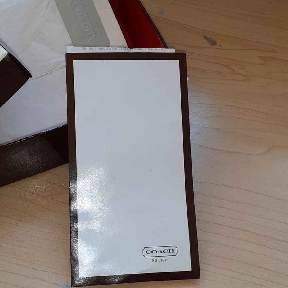 Coach Empty Box Set 6.5" X 4.5" X 1.5" For A Coac… - image 5